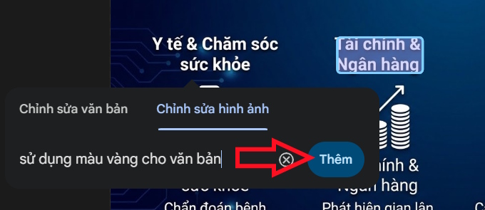 Google Pics chỉnh style chữ trong ảnh trên Google Slides