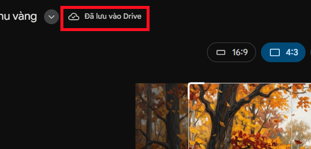 Lưu thao tác trên Google Pics vào Google Drive