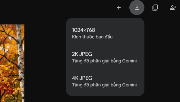 Tải ảnh trên Google Pics 