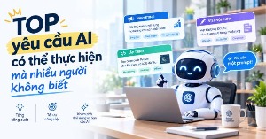 TOP yêu cầu AI có thể thực hiện mà nhiều người không biết