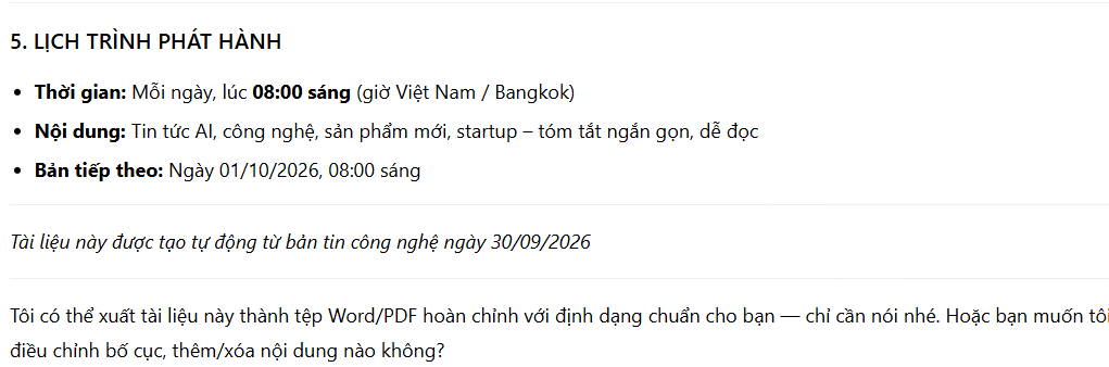 Tạo file PDF, Word từ nội dung