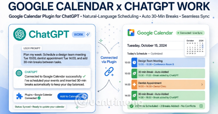 Cách tự động hóa Google Calendar bằng ChatGPT