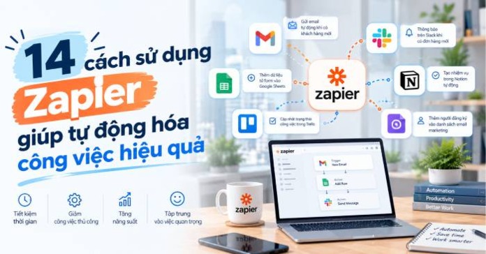 TOP cách sử dụng Zapier để mở rộng quy mô công việc
