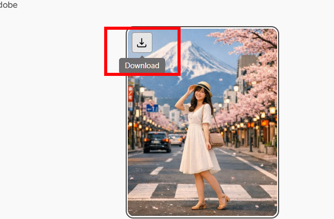 Tải ảnh lên Adobe trong Gemini