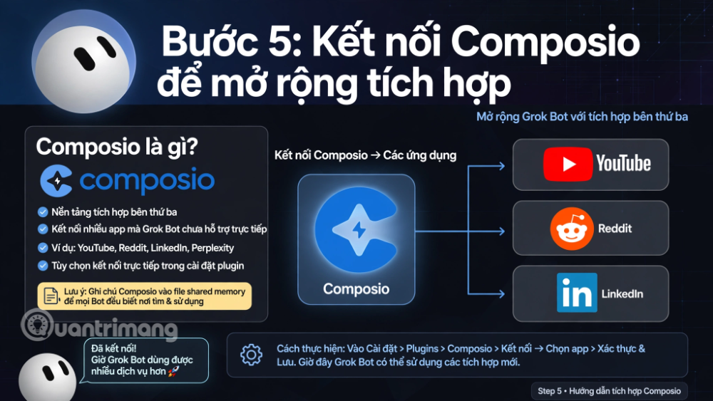 tự động hóa công việc bằng grok bot