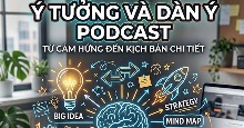 Prompt AI lên ý tưởng và dàn ý podcast