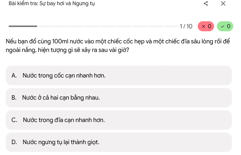 Prompt tạo bài kiểm tra trắc nghiệm