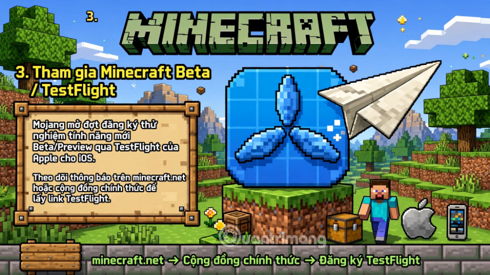 tải minecraft free ios