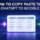 Hướng dẫn sao chép bảng từ ChatGPT sang Google Sheets
