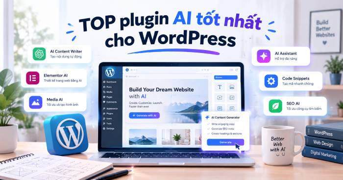7 plugin AI thiết yếu giúp WordPress mạnh mẽ hơn