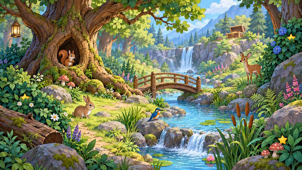 Prompt game tìm 3 ngôi sao bí mật cho trẻ mẫu giáo