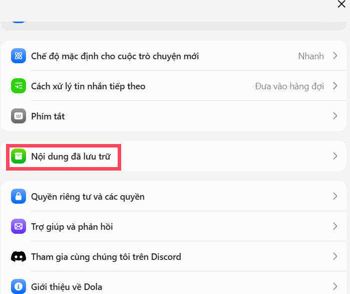 Nội dung đã lưu trữ trên Dola AI