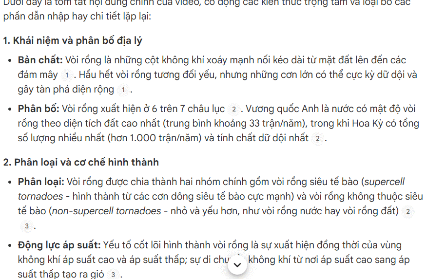 Tập trung thông tin giá trị trong video Youtube trên NotebookLM