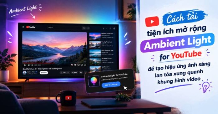 Cách sử dụng Ambient Mode và cài đặt Ambient Light trên YouTube