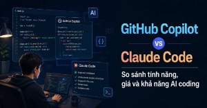 GitHub Copilot vs Claude Code: So sánh tính năng, giá và khả năng AI coding