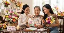 Prompt tạo thiệp 20/10 chúc mừng Ngày phụ nữ Việt Nam