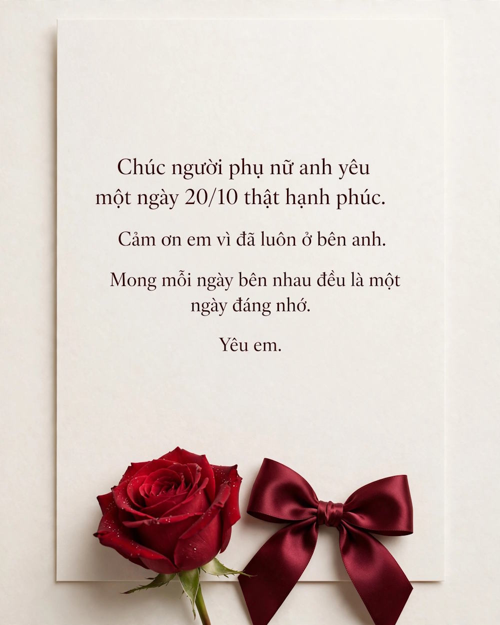 Chủ đề Hoa hồng tối giản