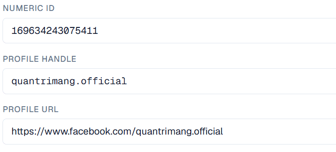Tìm ID Facebook qua Toolsly