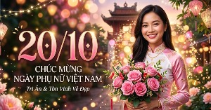 Hướng dẫn tạo video chúc mừng ngày 20/10