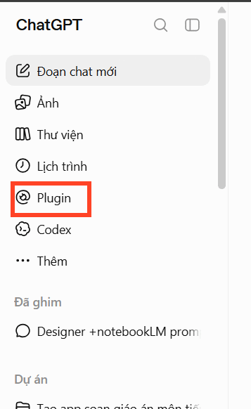 Plugin trên ChatGPT