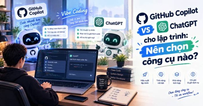 GitHub Copilot vs ChatGPT cho lập trình: Nên chọn công cụ nào?