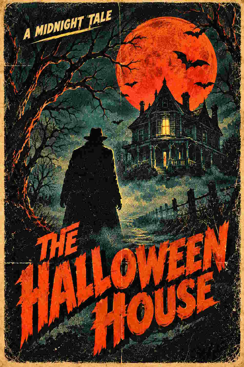 Poster phim Halloween thập niên cũ