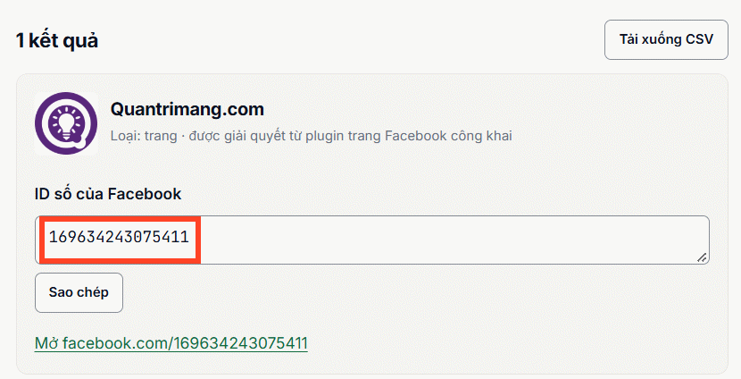 SEO Studio Tools tìm ID Facebook, Fanpage
