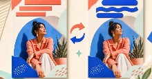 Cách dùng Styled Text Swap đổi chữ giữ nguyên thiết kế ảnh Canva