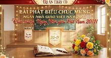 Hướng dẫn tạo slide bài phát biểu 20/11 bằng AI