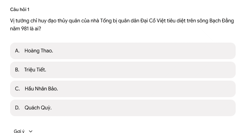Tạo trắc nghiệm từ sổ ghi chú học tập trên Gemini