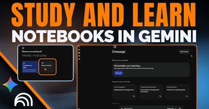 Hướng dẫn học và theo dõi tiến độ với Study Notebooks Gemini