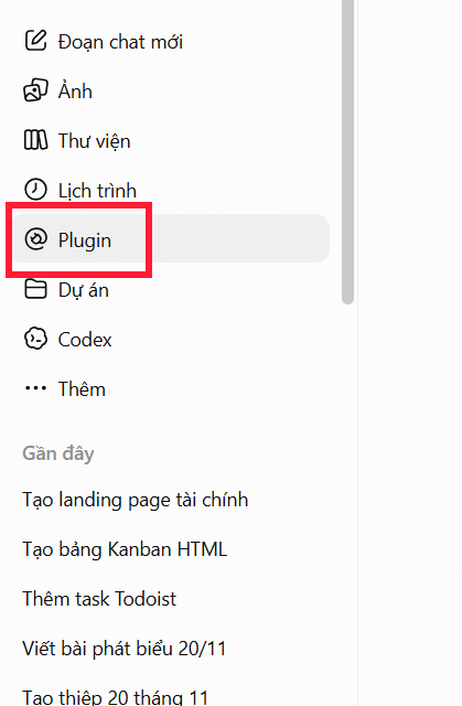 Plugin trên ChatGPT