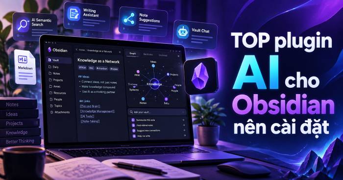 5 Plugin AI Cho Obsidian Bạn Nên Thử Ngay Năm 2026