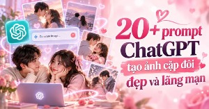 20+ prompt ChatGPT tạo ảnh cặp đôi đẹp và lãng mạn