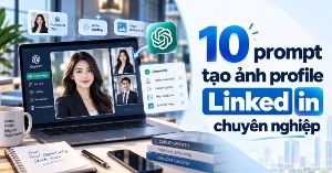10 prompt tạo ảnh profile LinkedIn chuyên nghiệp