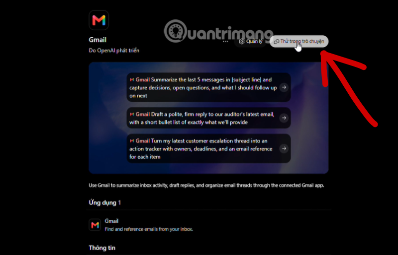 xóa thư tự động trong gmail với chatgpt