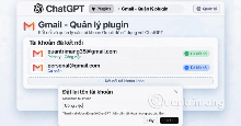 Cách thêm nhiều tài khoản Gmail vào plugin Gmail trên ChatGPT