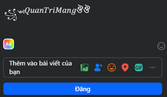 Chữ đẹp status Facebook