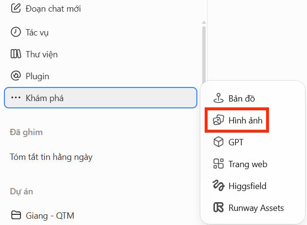 Hình ảnh tạo trên ChatGPT