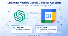 Cách thêm tài khoản vào plugin Google Calendar trên ChatGPT