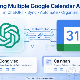 Cách thêm tài khoản vào plugin Google Calendar trên ChatGPT