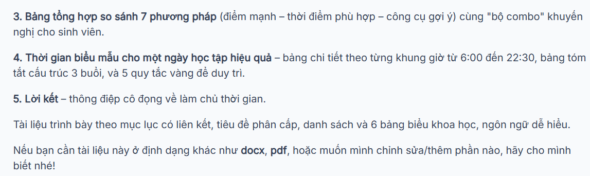 Nội dung tài liệu tạo trên trên NoteGPT