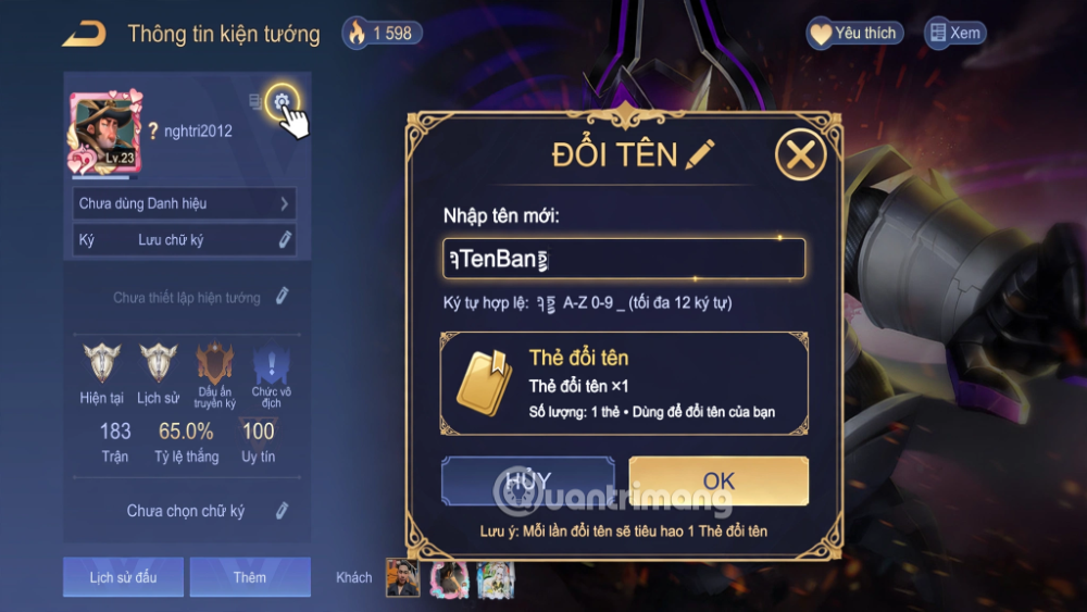 kí tự liên quân
