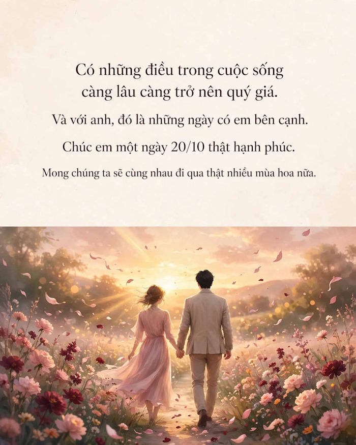 Thiệp tặng vợ ngay 20/10