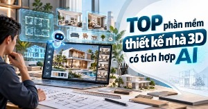 TOP phần mềm thiết kế nhà 3D có tích hợp AI
