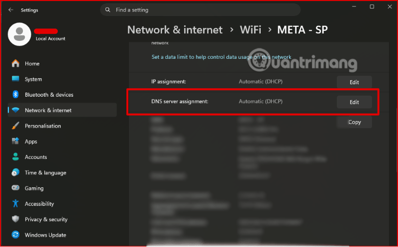 đổi DNS Google 8888
