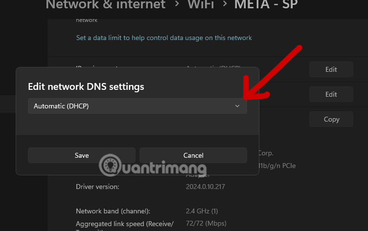 đổi dns 8888
