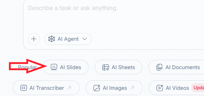 AI Slides trên NoteGPT
