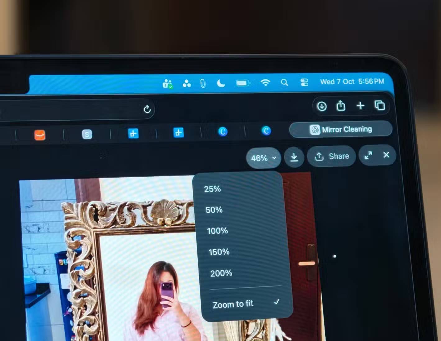 Tính năng điều chỉnh tỷ lệ hiển thị (zoom) khi chỉnh sửa ảnh trên ChatGPT