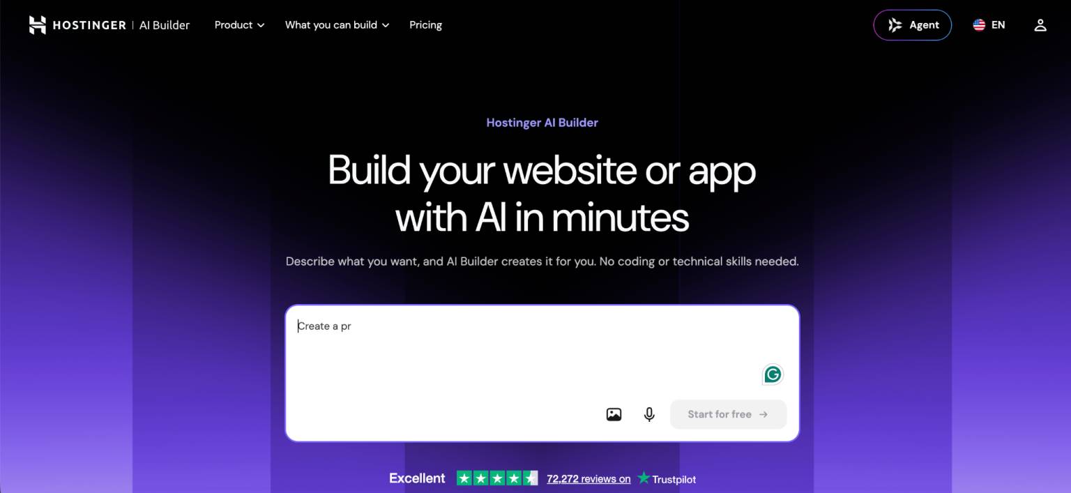 Hostinger AI Builder